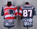 Jerseys Factory Cheap Nike Patriots #87 Rob Gronkowski Navy Blue