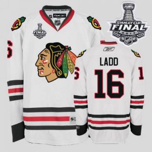 Jerseys Factory Cheap Blackhawks #16 Andrew Ladd Embroidered Whi