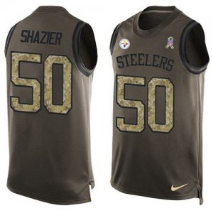 Jerseys Factory Cheap Nike Steelers #50 Ryan Shazier Green Men's