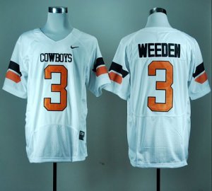Jerseys Factory Cheap Cowboys #3 Brandon Weeden White Pro Combat