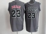 Jerseys Factory Cheap Bulls #23 Michael Jordan Grey Graystone II