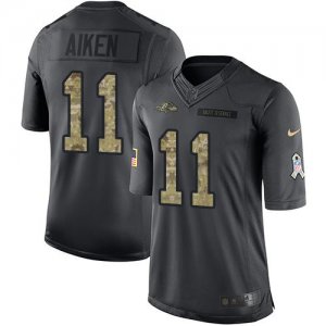Jerseys Factory Cheap Nike Ravens #11 Kamar Aiken Black Men's St