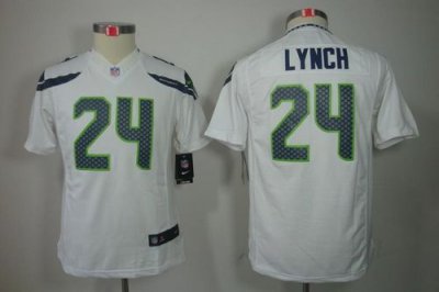 Jerseys Factory Cheap Nike Seahawks #24 Marshawn Lynch White You