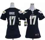Jerseys Factory Cheap Nike Chargers #17 Philip Rivers Navy Blue