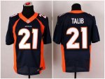 Jerseys Factory Cheap Nike Broncos #21 Aqib Talib Navy Blue Alte