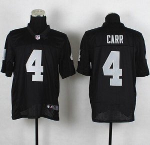 Jerseys Factory Cheap Nike Raiders #4 Derek Carr Black Team Colo