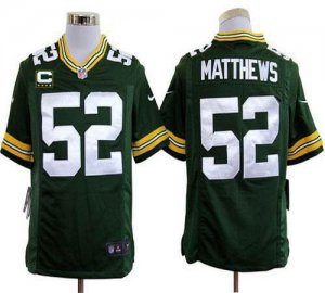 Jerseys Factory Cheap Nike Packers #52 Clay Matthews Green Team