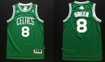 Jerseys Factory Cheap Revolution 30 Celtics #8 Jeff Green Green