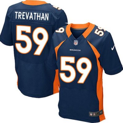 Jerseys Factory Cheap Nike Broncos #59 Danny Trevathan Navy Blue