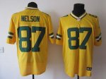 Jerseys Factory Cheap Nike Packers #87 Jordy Nelson Yellow Alter