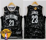 Jerseys Factory Cheap Cavaliers #23 LeBron James Black City Ligh