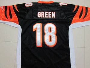 Jerseys Factory Cheap Bengals #18 A.J. Green Black Stitched NFL