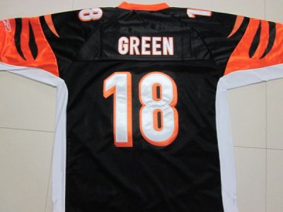 Jerseys Factory Cheap Bengals #18 A.J. Green Black Stitched NFL