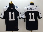 Jerseys Factory Cheap Nike Cowboys #11 Cole Beasley Navy Blue Th
