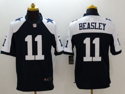 Jerseys Factory Cheap Nike Cowboys #11 Cole Beasley Navy Blue Th