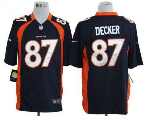 Jerseys Factory Cheap Nike Broncos #87 Eric Decker Navy Blue Alt
