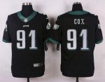 Jerseys Factory Cheap Nike Eagles #91 Fletcher Cox Black Alterna