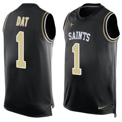 Jerseys Factory Cheap Nike Saints #1 Who Dat Black Team Color Me