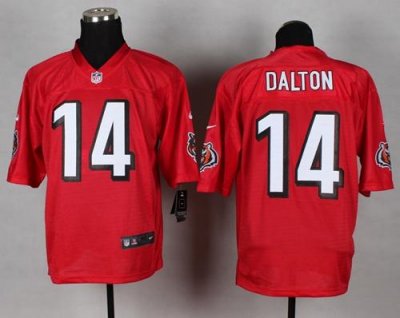 Jerseys Factory Cheap Nike Bengals #14 Andy Dalton Red Men's Sti