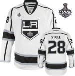 Jerseys Factory Cheap Kings #28 Jarret Stoll White Road 2012 Sta