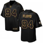 Jerseys Factory Cheap Nike Bears #94 Leonard Floyd Black Men's S