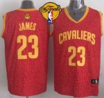 Jerseys Factory Cheap Cavaliers #23 LeBron James Red Crazy Light
