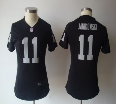 Jerseys Factory Cheap Nike Raiders #11 Sebastian Janikowski Blac