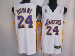 Jerseys Factory Cheap Lakers #24 Kobe Bryant Embroidered White C