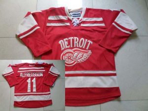 Jerseys Factory Cheap Red Wings #11 Daniel Alfredsson Red 2014 W