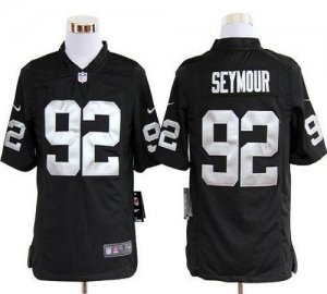 Jerseys Factory Cheap Nike Raiders #92 Richard Seymour Black Tea