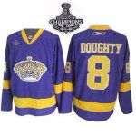 Jerseys Factory Cheap Kings #8 Drew Doughty 2012 Stanley Cup Cha