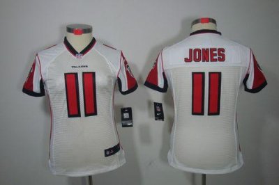 Jerseys Factory Cheap Nike Falcons #11 Julio Jones White Women's