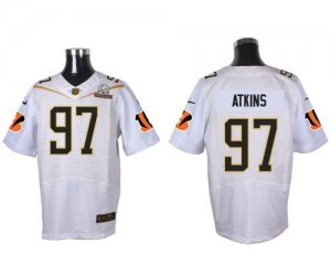 Jerseys Factory Cheap Nike Bengals #97 Geno Atkins White 2016 Pr