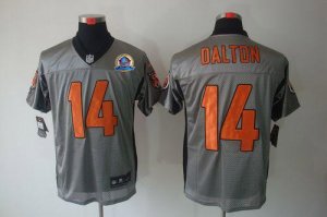 Jerseys Factory Cheap Nike Bengals #14 Andy Dalton Grey Shadow W