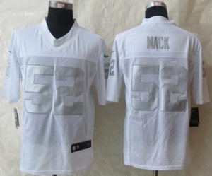 Jerseys Factory Cheap Nike Raiders #52 Khalil Mack White Men's S