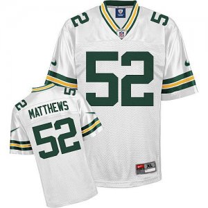 Jerseys Factory Cheap Nike Packers #52 Clay Matthews White Stitc