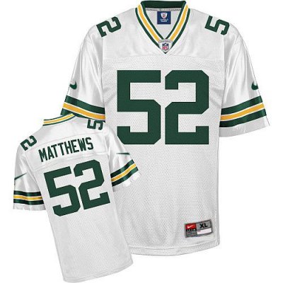 Jerseys Factory Cheap Nike Packers #52 Clay Matthews White Stitc