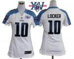 Jerseys Factory Cheap Nike Titans #10 Jake Locker White With 15t