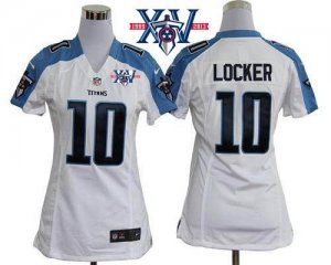Jerseys Factory Cheap Nike Titans #10 Jake Locker White With 15t