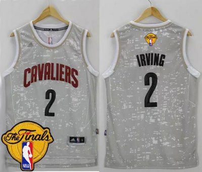 Jerseys Factory Cheap Cavaliers #2 Kyrie Irving Grey City Light