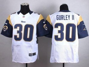 Jerseys Factory Cheap Nike Rams #30 Todd Gurley II White Men's S