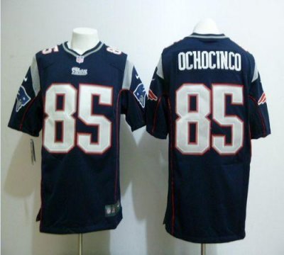 Jerseys Factory Cheap Nike Patriots #85 Chad Ochocinco Navy Blue