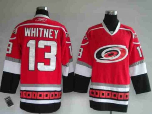 Jerseys Factory Cheap Hurricanes #13 Ray Whitney Embroidered Red