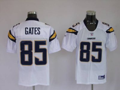 Jerseys Factory Cheap Chargers Antonio Gates #85 Stitched White