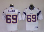Jerseys Factory Cheap Vikings #69 Jared Allen White Stitched NFL