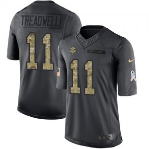 Jerseys Factory Cheap Nike Vikings #11 Laquon Treadwell Black Me
