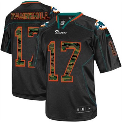 Jerseys Factory Cheap Nike Dolphins #17 Ryan Tannehill Black Men