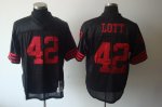 Jerseys Factory Cheap Mitchell and Ness 49ers #42 Ronnie Lott Bl