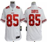Jerseys Factory Cheap Nike 49ers #85 Vernon Davis White Men's Em