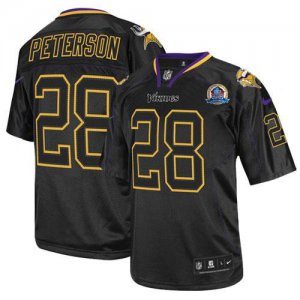 Jerseys Factory Cheap Nike Vikings #28 Adrian Peterson Lights Ou